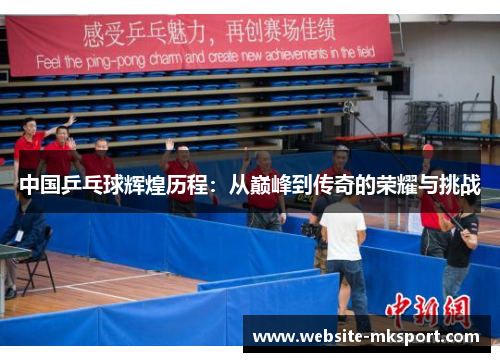 中国乒乓球辉煌历程：从巅峰到传奇的荣耀与挑战