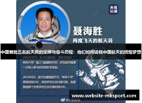 中国首批五名航天员的荣耀与奋斗历程：他们如何铸就中国航天的辉煌梦想